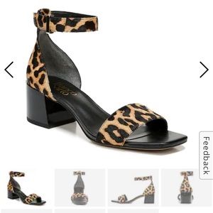 Franco Sarto Merryl Sandals in Camel | Genuine Leather